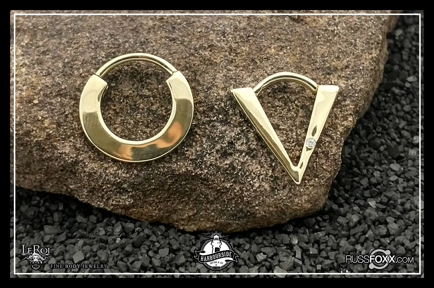 Only One 14k Clicker Left from LeRoi fine Jewelry’s Geometric Line